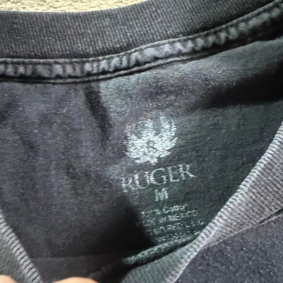 Black Ruger Black Graphic T-Shirt - Picture 6 of 8